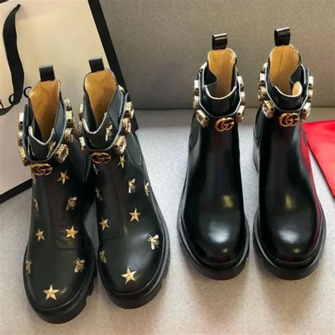 gucci rhinestone boots dupe|gucci ankle boots with pearls.